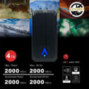 Exascend Explorer Portable SSD 4TB Read2000 MBs Write2000 MBs in UAE - view 4