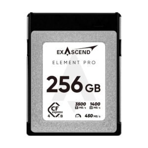 Exascend Element Pro CFexpress TypeB Card 256GB Read 3500 MBs Write 3100 MBs