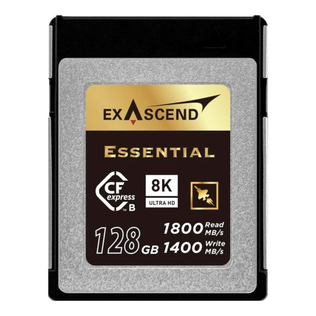 5 Exascend Essential CFexpress Type B Card 128GB Read 1800 MBs Write 1400 MBs in UAE