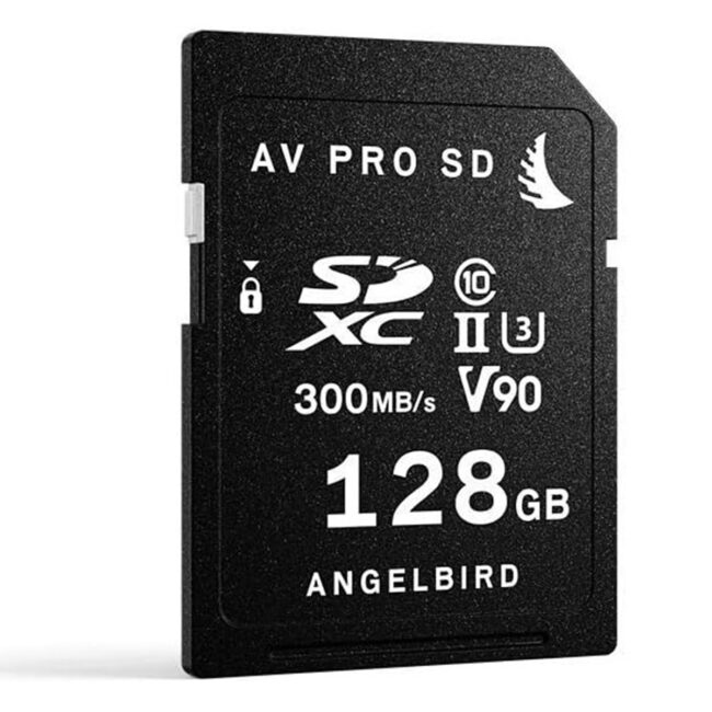 Angelbird AV PRO SD MK2 Card 128GB UHSII V90 U3 Class 10 Read300 MBs Write280 MBs 4k in UAE