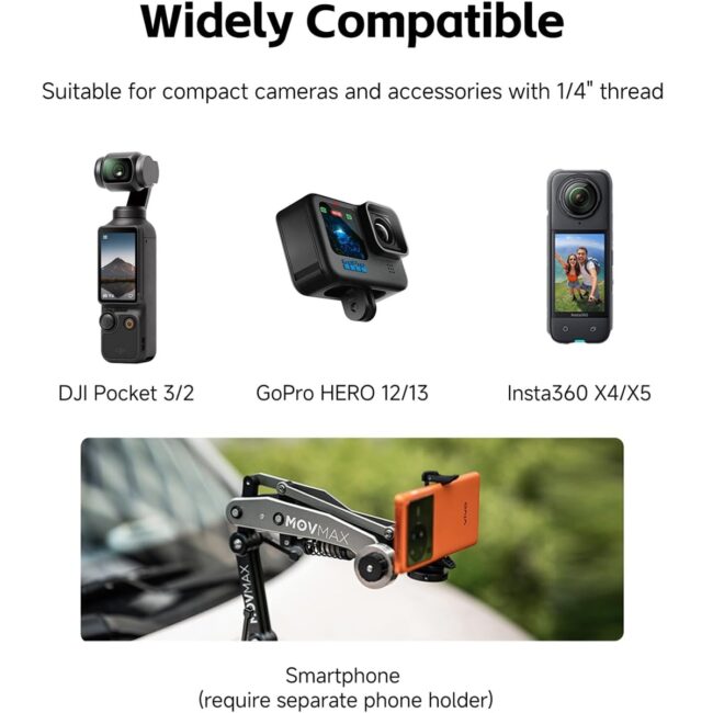 61M33cs2G9L._AC_SL1500_ MOVMAX Blade Arm Vertical Shock Absorbing Arm for Action Cameras in UAE - view 3