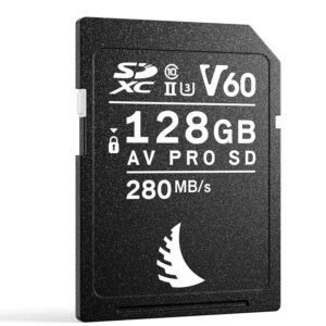 Angelbird AV PRO SD MK2 Card 128GB UHSII V60 U3 Class 10 R280 MBs W160 MBs