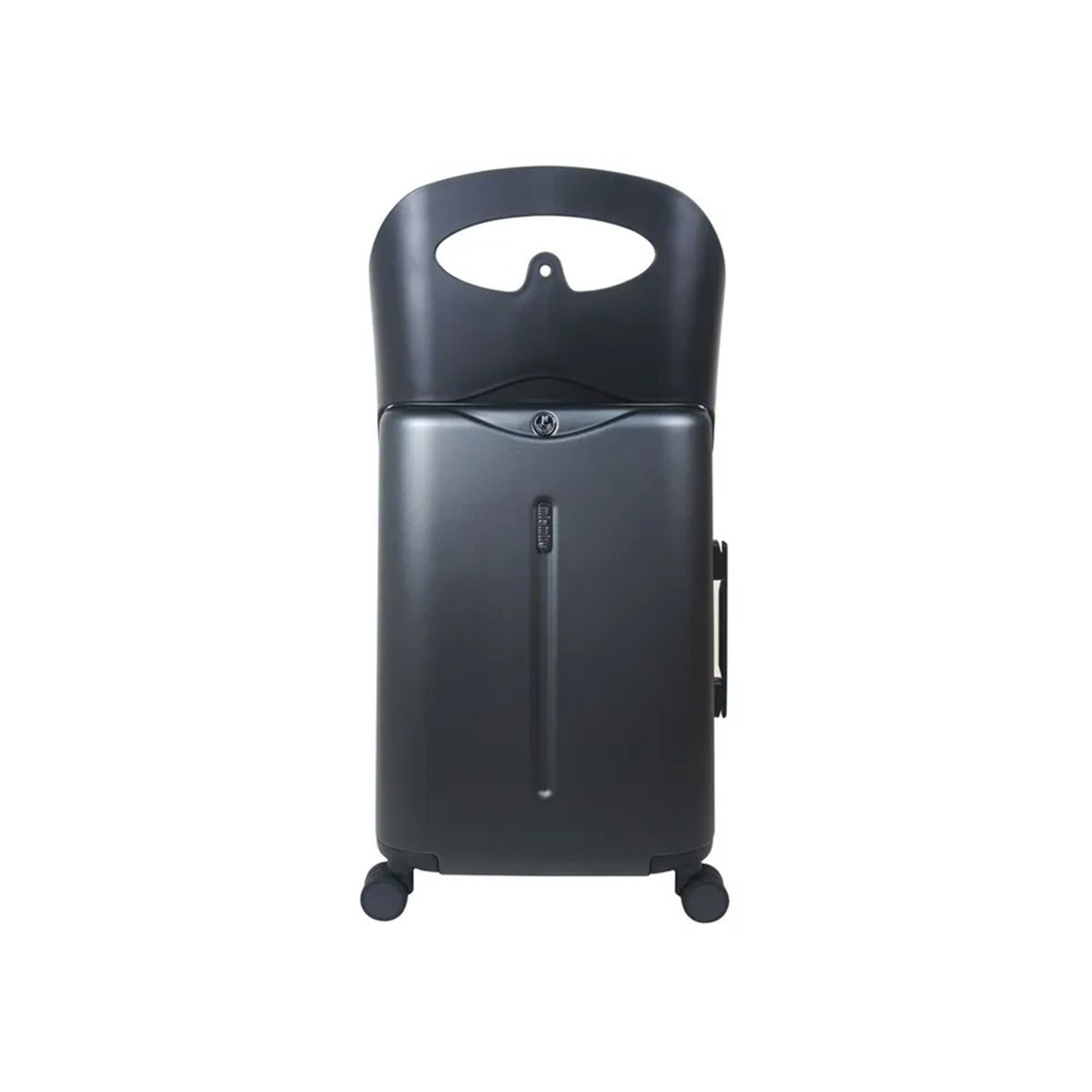 Miamily – Check-In Luggage Trolley Bag – Midnight Black – 24-Inch