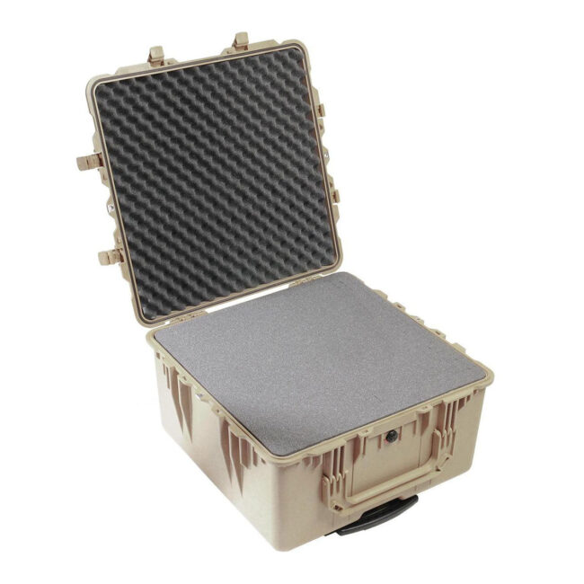 Pelican Transport Case with Foam 1640 WL/WF – Desert Tan in UAE
