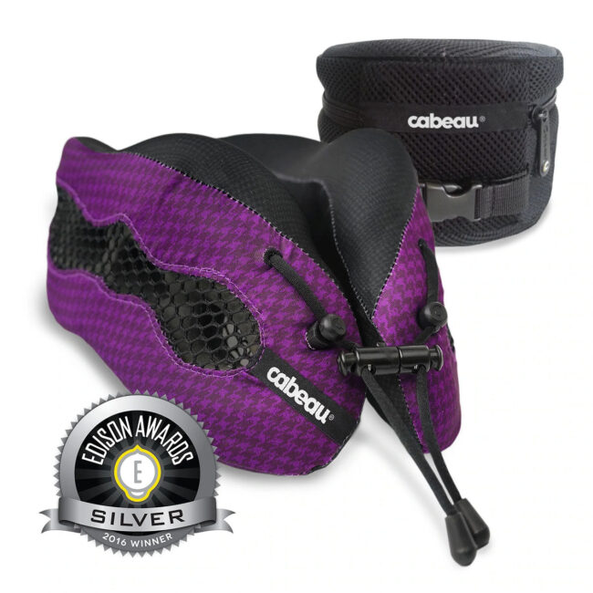 Cabeau Evolution Cool Memory Foam Travel Pillow Purple in UAE