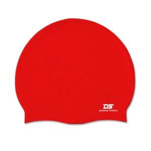 Dawson Sports DS Adult Silicone Swimming Cap - Red
