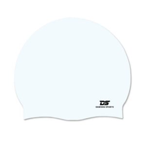 Dawson Sports DS Adult Silicone Swimming Cap - White