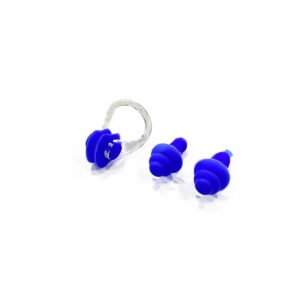 Dawson Sports DS Swim Silicone Soft Ear Plugs & Nose Clip - Blue