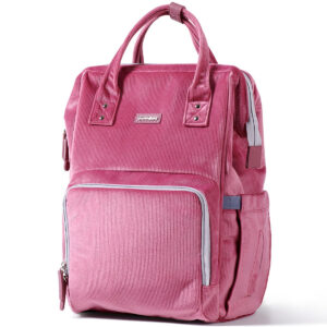 Sunveno Diaper Bag Corduroy – Pink in UAE