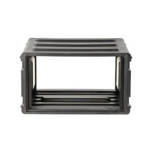 SKB 20 Inch Deep 6U Roto Shockmount Rolling Rack - with Wheels and Handle