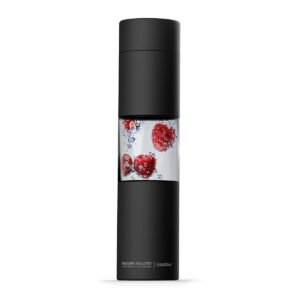 Asobu Flavor U See Slim and Classy Infuser Bottle 16 Ounce - Black