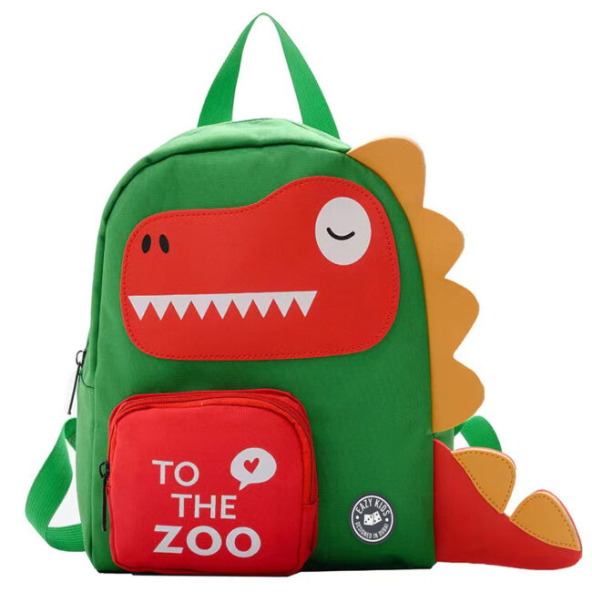 2893113846.jpg Eazy Kids Steg aurous Dinosaur School Bag-Green in UAE