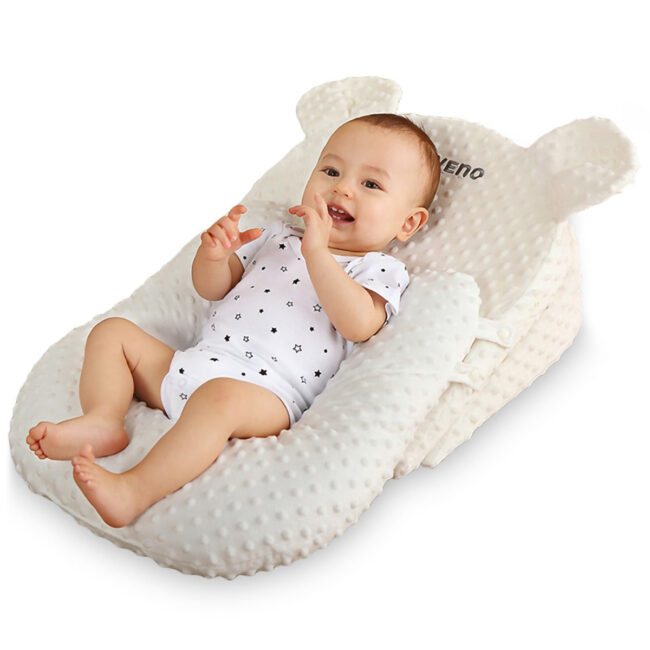 Sunveno Portable Baby Anti-spill Milk  U Shape Pillow w/ 10? & 15? Slope pad in UAE