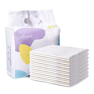Sunveno Disposable Absorbent Changing Mat – Pack of 20pcs – White in UAE