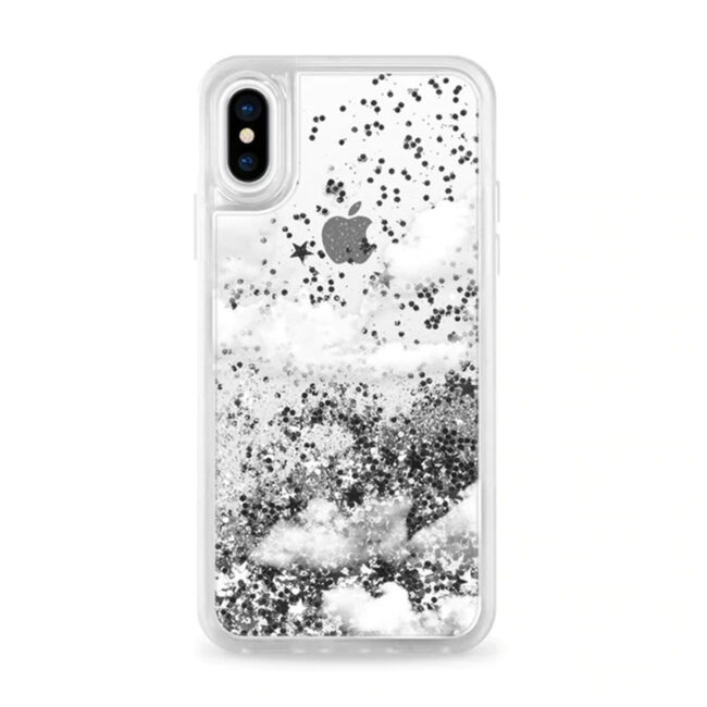 3715441566.jpg Catalyst iPhone XS/X Clouds Silver Glitter Case in UAE