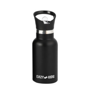 Eazy Kids Stainless Steel Water Bottle 500ml - Black