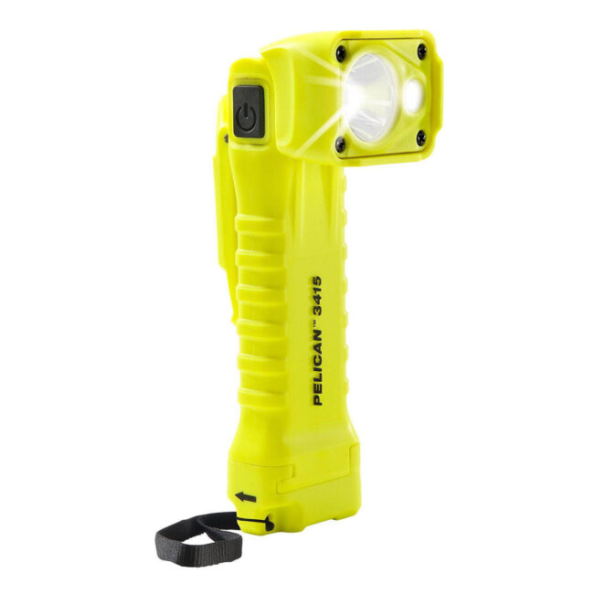 Pelican Right Angle Approved LED Light 3415 3AA – Yellow in UAE