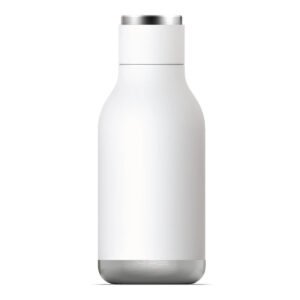 Asobu Urban Insulated Double Walled 24hrs Cool Water Bottle 16 Ounce - White