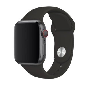 BeHello Premium Apple Watch 42/44mm Silicone Strap - Black