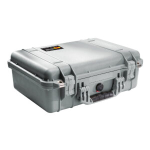 Pelican Protector Case with Foam 1500 WL/WF – Silver in UAE
