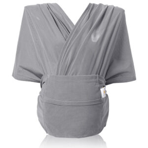 Sunveno Adjustable Baby Wrap Carrier Sling – Grey in UAE
