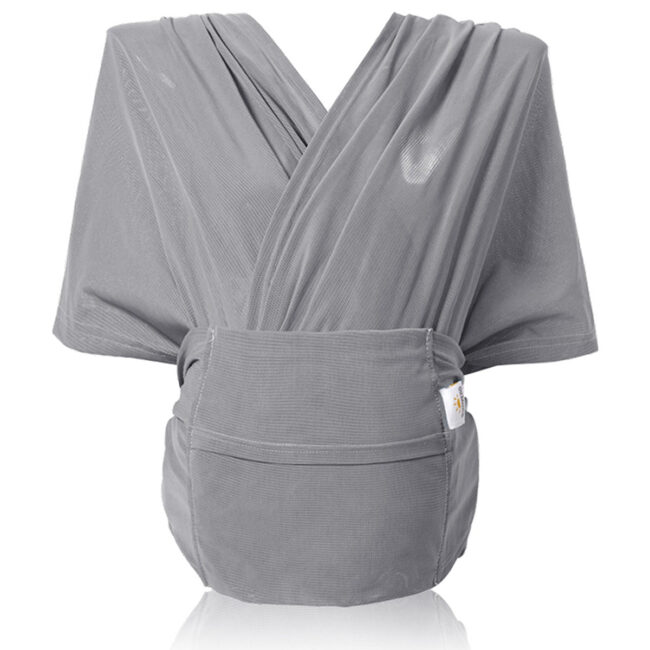 Sunveno Adjustable Baby Wrap Carrier Sling – Grey in UAE