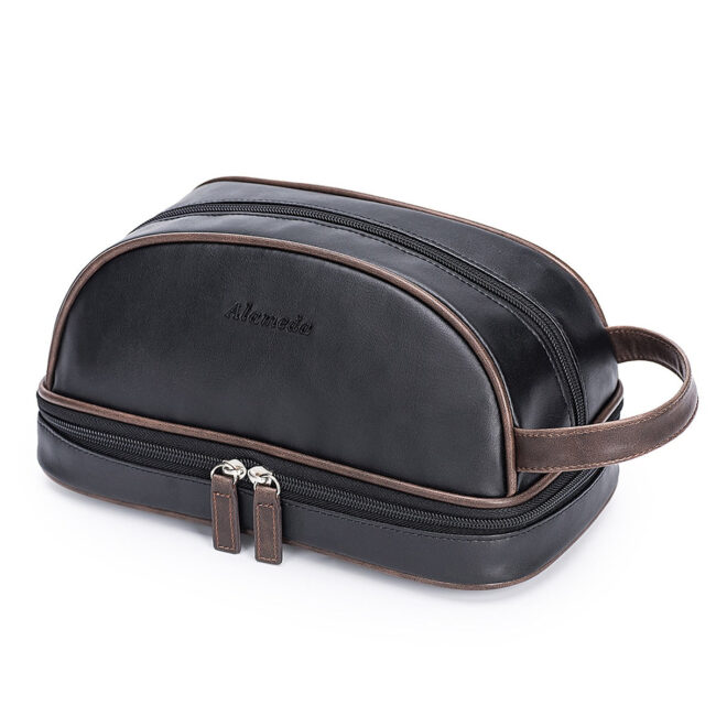 5676186141.jpg Alameda Multipurpose Dopp Kit -Black and Brown in UAE