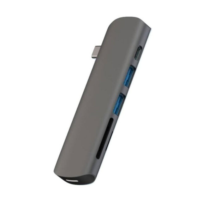 6187850436.jpg Addicted 6 Port Type C USB Hub Grey in UAE
