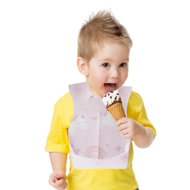 Sunveno Disposable Baby Bibs – 20 pcs- Blue in UAE