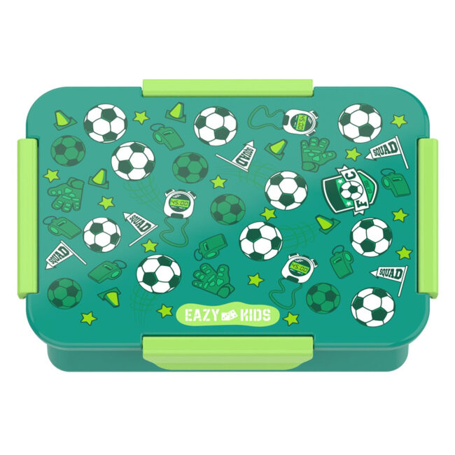 6900825062.jpg Eazy Kids Lunch Box, Soccer – Green, 850ml in UAE
