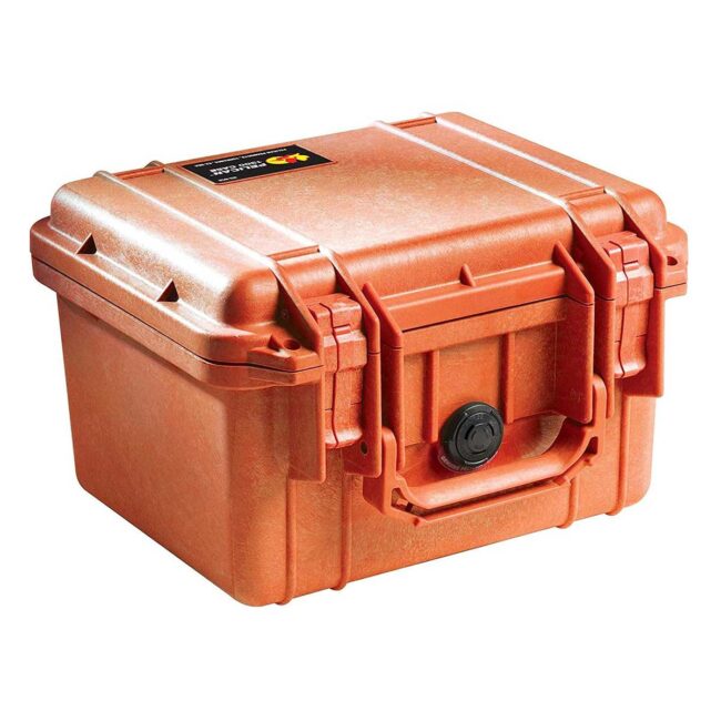 Pelican Case with Foam 1300 WL/WF – Orange in UAE