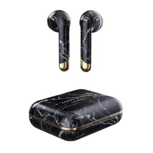 Happy Plugs Air 1 True Wireless Headphones Limited Edition Black Marble