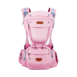Sunveno Kangaroo Style Ergonomic Baby Carrier - Pink