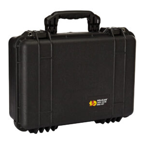 Pelican Protector Case 1500 EMS WL/ORG & DIV – Black in UAE
