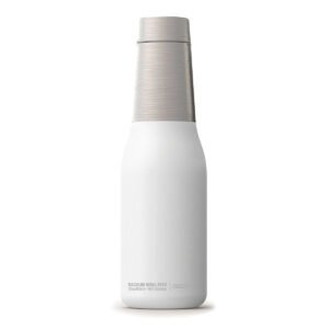 Asobu Oasis Double Walled Insulated Water Bottle 20 Ounce - White