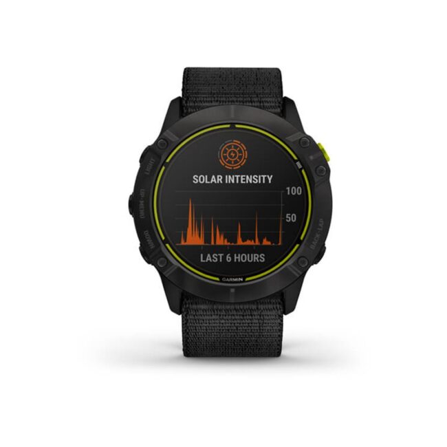 8541044430.jpg Garmin Enduro Ultraperformance Multisport GPS Watch, Solar Charging, Battery Life Up to 80 Hours in GPS Mode, Carbon Gray DLC Titanium with Black UltraFit Nylon Band in UAE