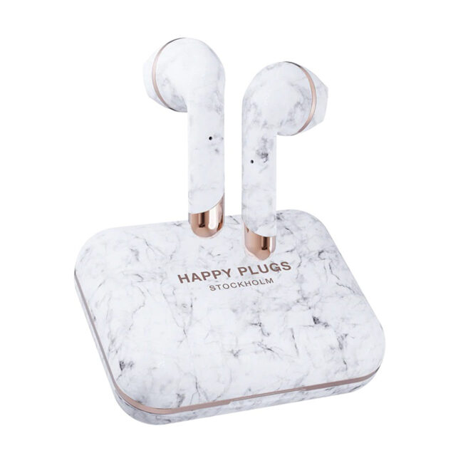 Happy Plugs Air 1 True Wireless Headphones Limited Edition White Marble in UAE