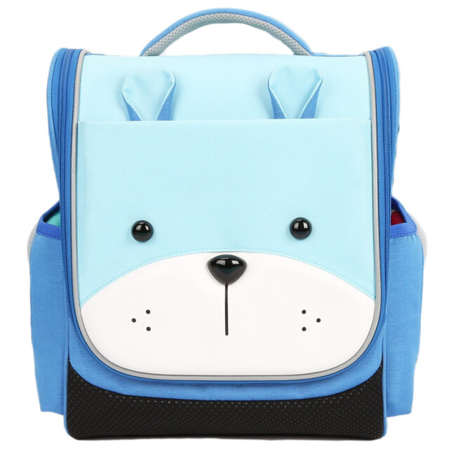 9550387386.jpg Nohoo Jungle Kids School Bag – Sapiential Bear Blue in UAE