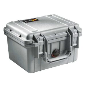 Pelican Case with Foam 1300 WL/WF – Silver in UAE