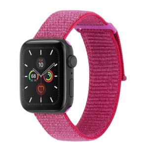 Case-Mate Apple Watch 38-41mm Nylon Metallic Pink Band