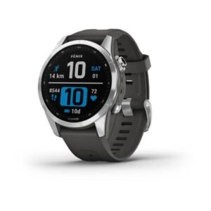 Garmin Fenix 7s Standard Edition Silver with Graphite Band