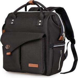 Almeda Alameda Diaper Backpack Large Jet Black
