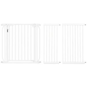 Baby Safe Baby Safe - Metal Safety LED Gate W/ Extension 30+45 cm - White