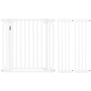 Baby Safe Baby Safe - Metal Safety LED Gate W/ 2 Extensions 20cm - White