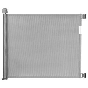 Baby Safe Baby Safe - Retractable Mesh Gate - Grey