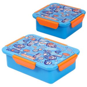 Eazy Kids Eazy Kids - Soccer Lunch Box Set 2pcs - Blue