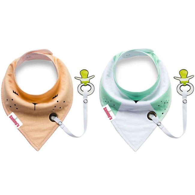 SAB-EZ_BD2_ORGN-01.jpg Eazy Kids Eazy kids – Bandana Drool Bibs Set of 2 – Orange Green in UAE