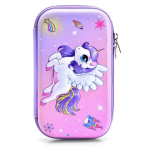 Eazy Kids Eazy Kids – Unicorn Pencil Case – XL – Pink in UAE