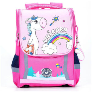 Eazy Kids Eazy Kids School Bag Unicorn Princess Pink – 14.6 Inch in UAE