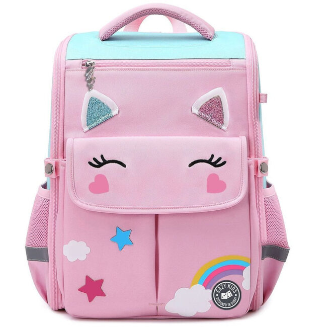 Eazy Kids Eazy Kids – 3D Unicorn School Bag – Pink – 14.6 Inch in UAE